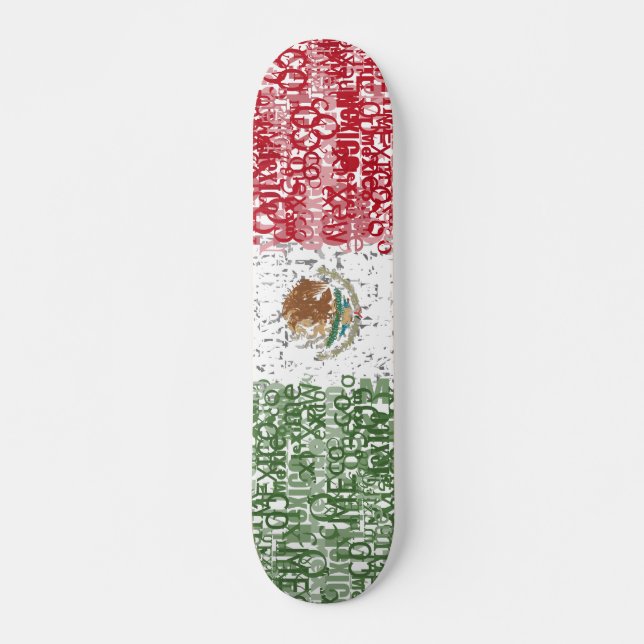 Skate Textual de México (Frente)