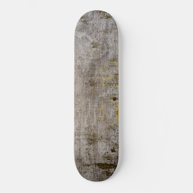 Skate Textura de Madeira Grunge (Frente)