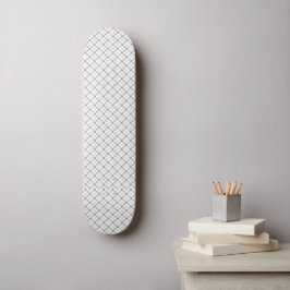 Skate Textura Geométrica Monocromática|Visualização de D