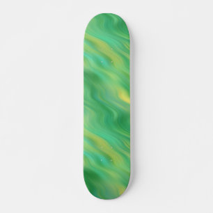 Skate Textura verde-ondulada