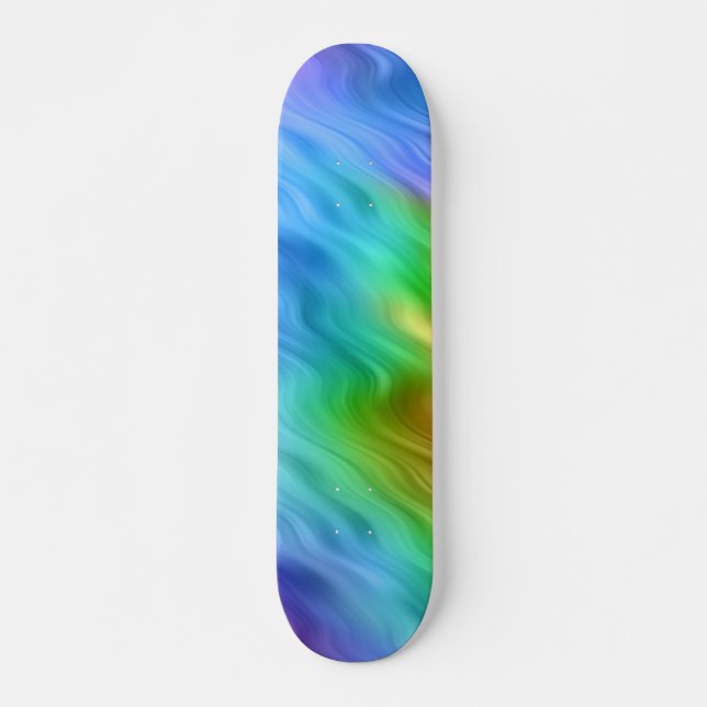 Skate Textura Wavy Azul Pansy (Frente)