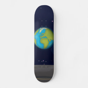 Skate The Earth from the Moon