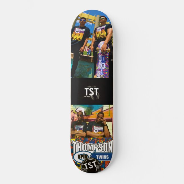 SKATE THOMPSON SPIN TWINS SKATEBOARDS /JMT USA (Frente)