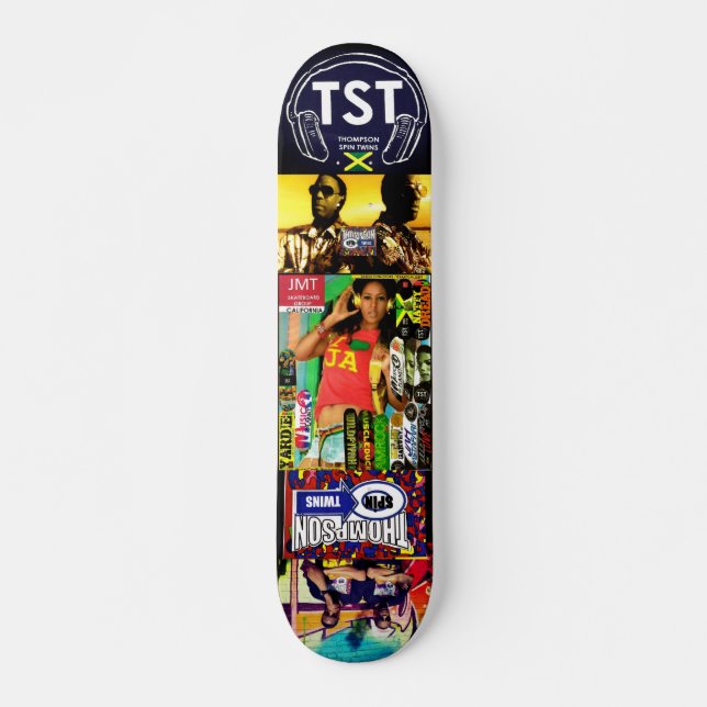 Skate THOMPSON SPIN TWINS TST Skateboard, 7¾" Deck (Frente)