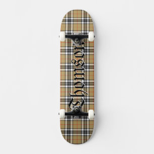 Skate Thomson Clan Tartan - Padrão de Xadrez escocês