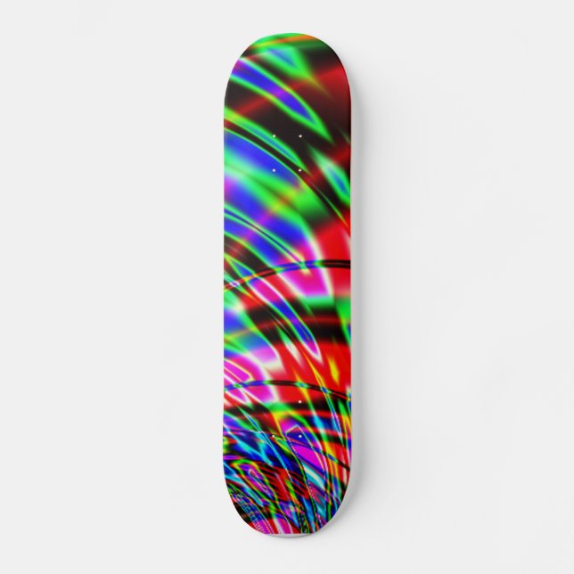 Skate Tie Dye Retro Wave Fractal (Frente)