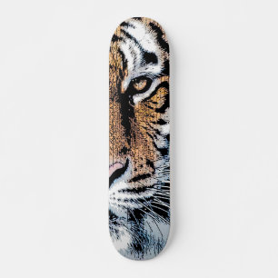 Skate Tiger stripes Retrato no Estilo Gráfico de Impress