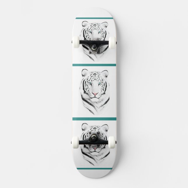 Skate Tigre branco Siberian (Frente)
