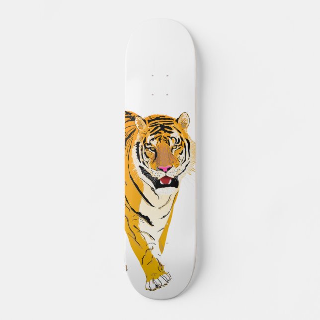 Skate Tigre Ilustrado (Frente)