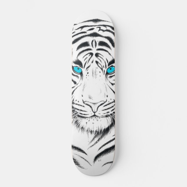 Skate Tigre-Tigre Branco (Frente)