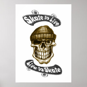 Skate to ao vivo e em directo - poster 70x50