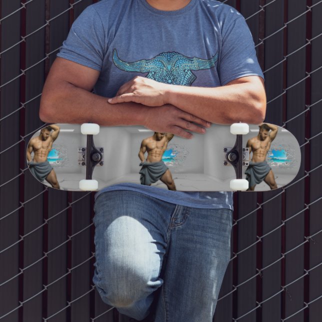 Skate Toalha de Homem de SlipperyJoe quebrada parede bra (Ao ar livre 3)