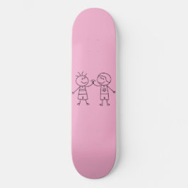 Skate Toca aqui punho cerrado paz fraternidade
