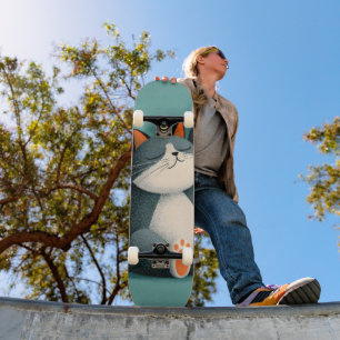 Skate Tomador de Soneca Profissional Gato Divertido Dorm