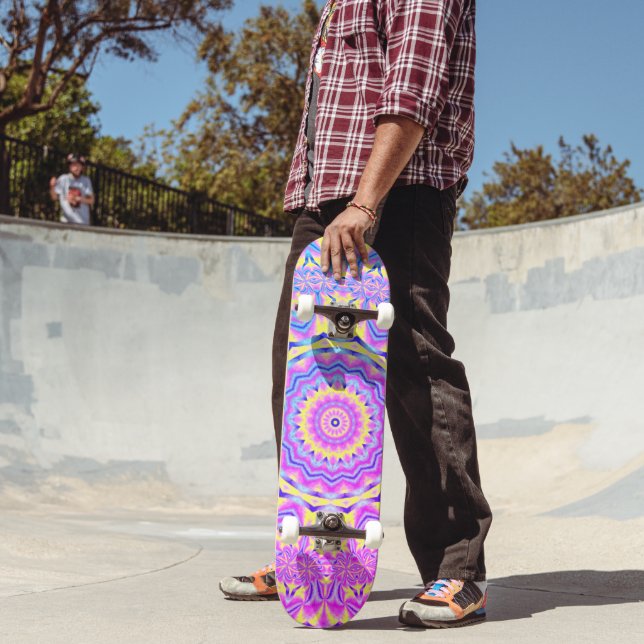 Skate Tone de joia vibrante, torcida e colorida, (Ao ar livre 2)