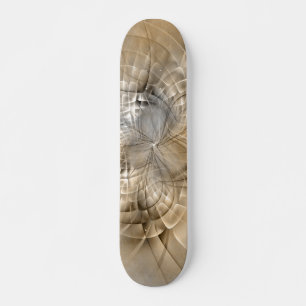 Skate Tons da Terra Textura de Arte Fractal Moderna Abst