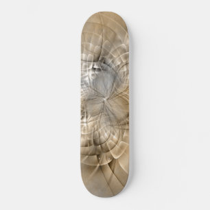 Skate Tons da Terra Textura de Arte Fractal Moderna Abst