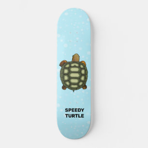 Skate Tortoise rápida sobre azul claro