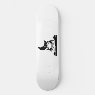 Skate Trabalhadores de reparo da lua rachada em andaime