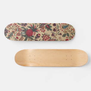 Skate Trabalho de Agulha Antigo Floral Vintage para Móve