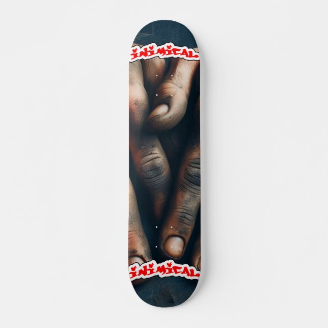 Skate Trabalho de Duro Inimitado (Frente)