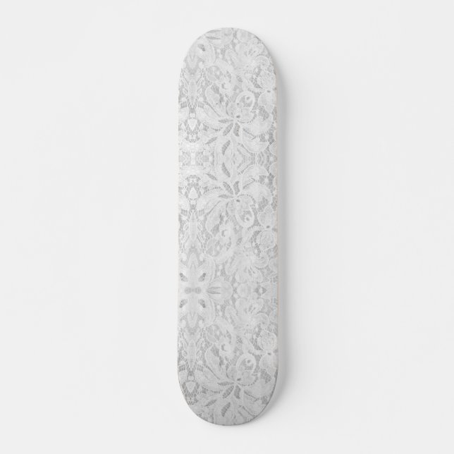 Skate Traço branco de queda (Frente)