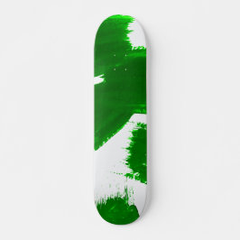Skate Traços de pincel verde