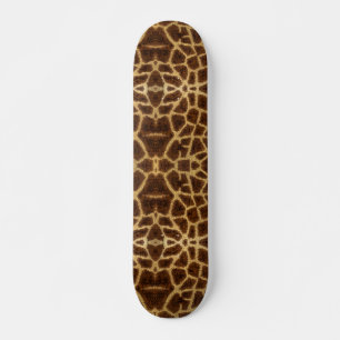 Skate Trendy Exotic Giraffe Pele Padrão Impressão Animal