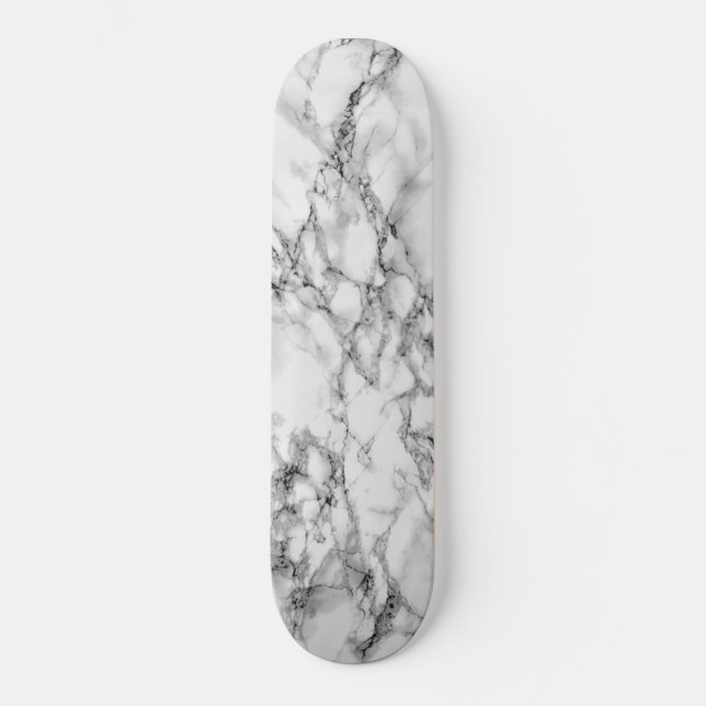 Skate Trendy White Marble Stone (Frente)
