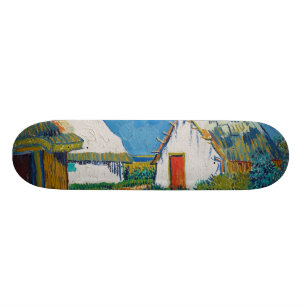 Skate Três casas de campo brancas em Saintes-Maries por