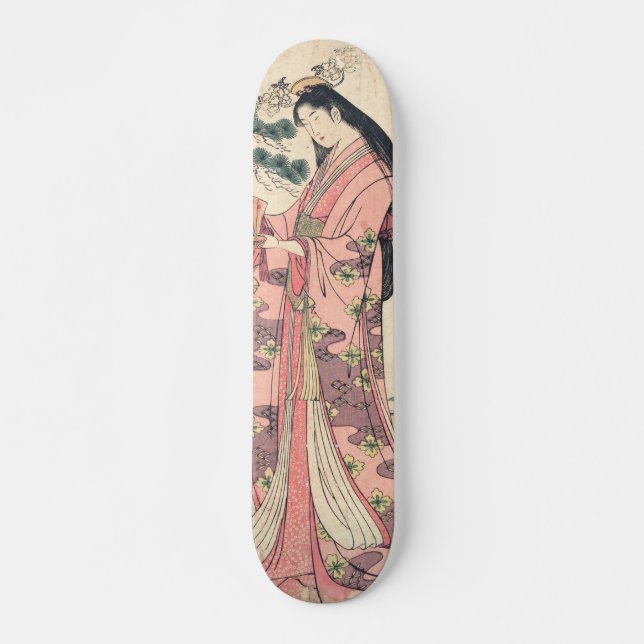 Skate Três poetas famosos: arte japonesa em bloco de mad (Frente)