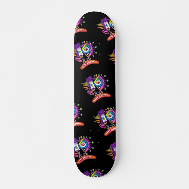 SKATE TRIBAL FROWNIE EMOJI MEEMOGIE (Frente)