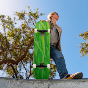 Skate Trigo verde vibrante fresco