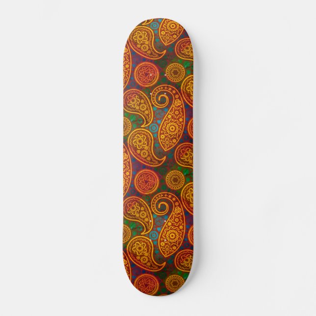 Skate Trippy Hippy Retro Paisley (Frente)