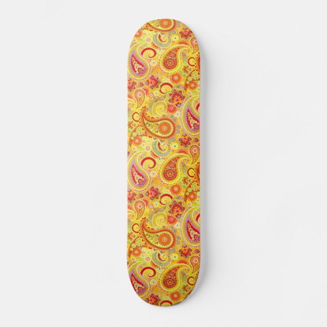 Skate Trippy Hippy Retro Paisley (Frente)