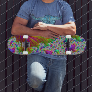 Skate Trippy Rainbow Fractal