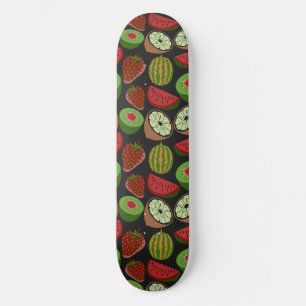 Skate Tropical fruit seamless pattern colorful