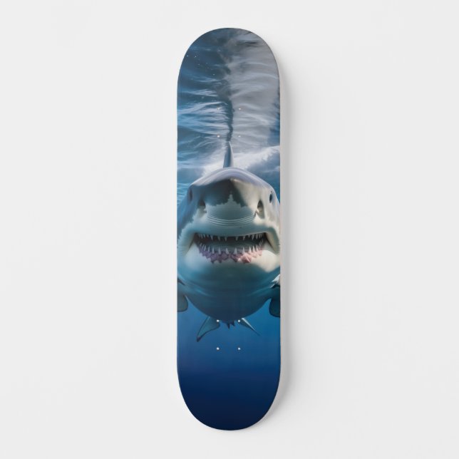Skate Tubarão Branco (Frente)
