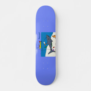 Skate Tubarão-cama engraçado e desenho animado