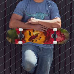Skate tulipa vermelha