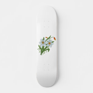 Skate Tulipas e Flores de Daffodils