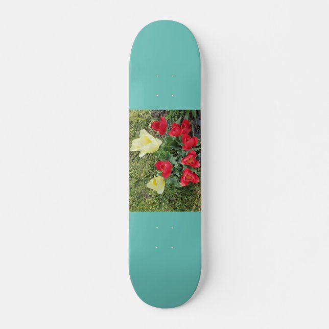Skate Tulips Skateboard, deck de 7¾" (Frente)