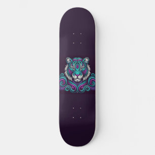 Skate Turq e Tigre Roxo