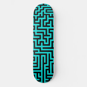 Skate Turquesa Black Mazle Lines