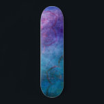 Skate Turquesa e Flor de Lotus Elegante Verde<br><div class="desc">Turquesa,  Padrão de Folha Azul Aqua e Flor Elegante Verde de Lotus. Este padrão floral é simbólico do budismo espiritual.</div>