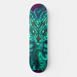 Skate Turquoise Wolf Tulu