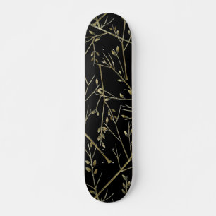 Skate Twigs Dourados em preto