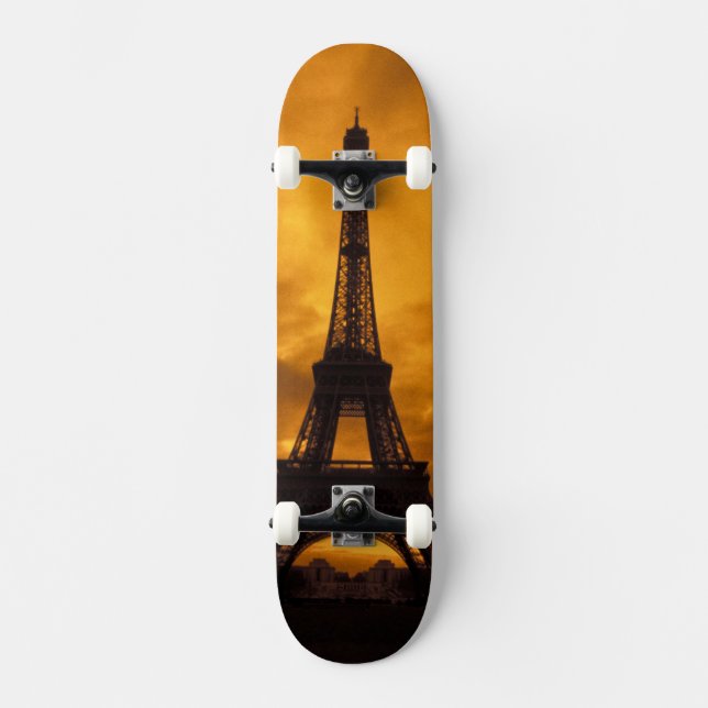 Skate UE, França, Paris. Torre Eiffel. (Frente)