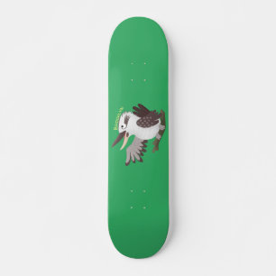 Skate Um desenho animado e engraçado