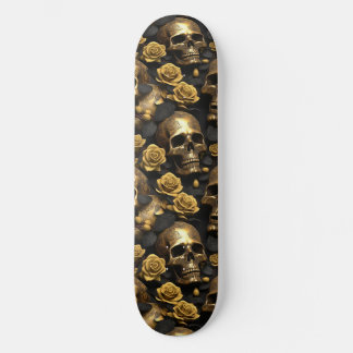 Skate Um design da série A Skull and Roses 8